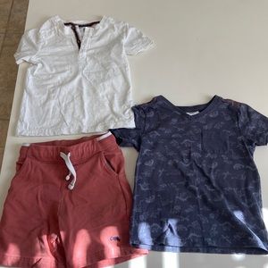Tommy Bahama shorts with two Tommy Bahama shirts set size 4T